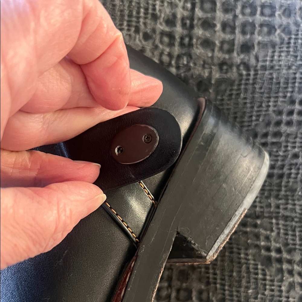 Coach Black Leather Ankle Booties - Picture 13 of 16